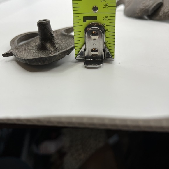 Vtg Solid Brass Distressed Pitcher Ewer Drawer Knobs‎ Pulls Set Of 14 Read 2" - Picture 13 of 13